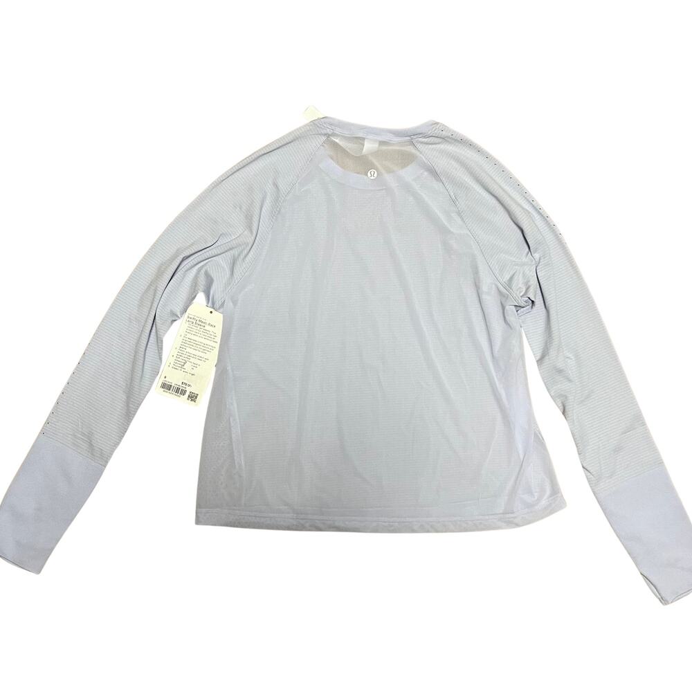 Lululemon Periwinkle Swiftly Mesh Back Long Sleeve NWT